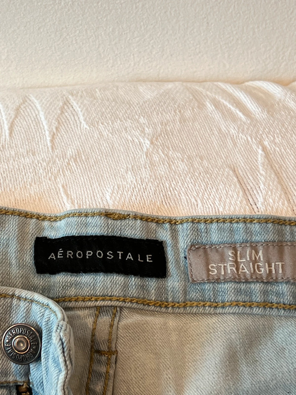 Aeropostale Slim Straight Blue Jeans Mens 32x30 2