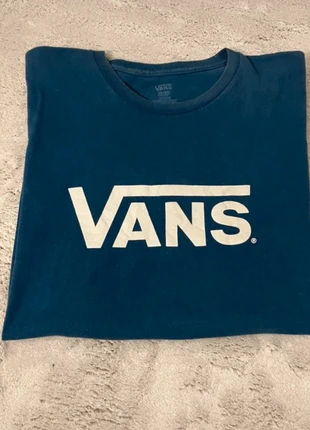 T-shirt Vans Bleu Taille -XXL-, marca: Vans, estado: Bom, tamanho: XXL, €7.00, €8.05 inclui Proteção do Comprador