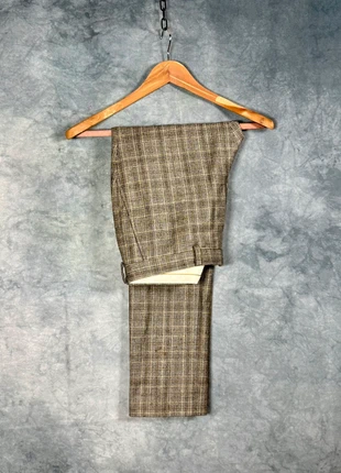 Moss London Men’s 🧵 100% Wool Checked Smart Trousers | W32 L30 | Tailored Fit | Classic Style, brand: Moss London, condition: Very good, size: W32, £18.00, £19.60 includes Buyer Protection