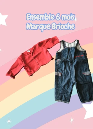 Ensemble garçon 6 mois marque Brioche, marque: Brioche, état: Très bon état, taille: 6-9 mois / 68 cm, 3,00 €, 3,85 € Protection acheteurs incluse