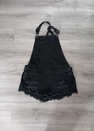 🌼 Salopette Combi Short En Jean Vintage Noir Taille L 23200525, marque: Vintage Dressing, état: Très bon état, taille: L / 40 / 12, 15,00 €, 16,45 € Protection acheteurs (Pro) incluse