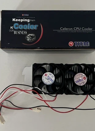 Titan TTC-DC101TB Celeron CPU slot Cooler secc 2, merk: Titan, staat: Nieuw zonder prijskaartje, € 12,95, € 14,30 inclusief Kopersbescherming Pro