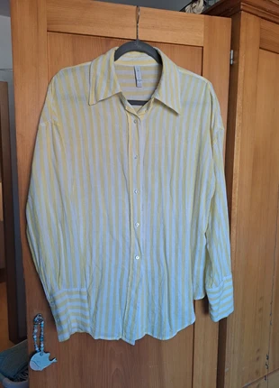 Bluse/Hemd Butteryellow gestreift, marque: Amisu, état: Très bon état, taille: S / 36 / 8, 8,00 €, 9,10 € Protection acheteurs incluse