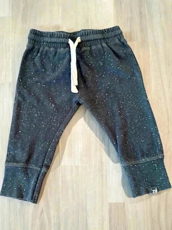 Sarouel Bébé Z8 Newborn Gris Foncé Chiné - Taille 68 cm (6 Mois) - Très Bon État