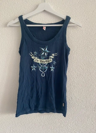 YTK top donkerblauw maat s, merk: Vintage Dressing, staat: Heel goed, maat: S / 36 / 8, € 3,00, € 3,85 inclusief Kopersbescherming