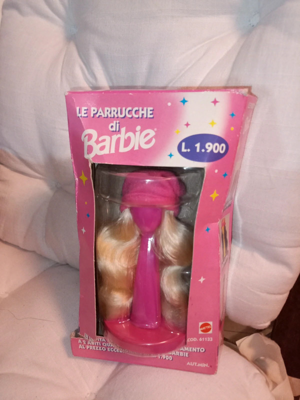 Parrucca Barbie Le parrucche di Barbie originale d'epoca mai usata Mattel