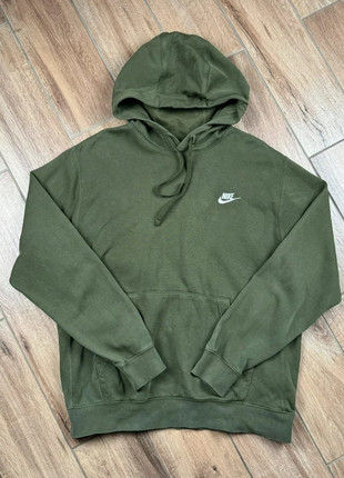 Sweat à capuche vintage Nike vert M logo brodé, brand: Nike, condition: Very good, size: M, 10.00 €, 11.20 € includes Buyer Protection Pro