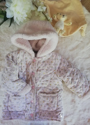 Manteau Sergent Major fille 18 mois – Doublé polaire fleuri, marque: Sergent Major, état: Neuf sans étiquette, taille: 12-18 mois / 80 cm, 12,90 €, 14,25 € Protection acheteurs incluse