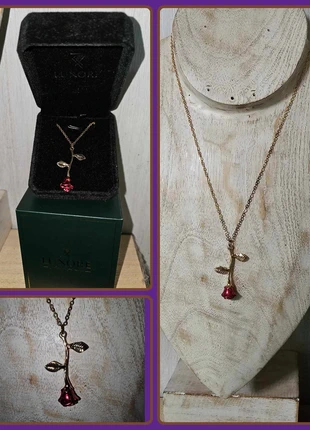 Rode & Goudkleurig Roos Ketting verstelbaar, merk: luxore, staat: Nieuw zonder prijskaartje, € 22,00, € 23,80 inclusief Kopersbescherming