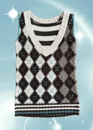 Colete y2k grunge vintage vest, marca: y2k, estado: Bueno, tamaño: S / 36 / 8, 4,00 €, 4,90 € Protección al comprador incluida