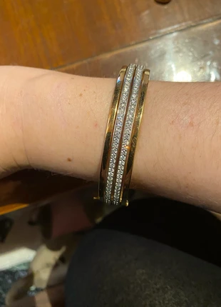 Splendide bracelet plaqué or 18-24k et argent 925 avec pierre et, marke: Bijouterie, zustand: Sehr gut, 350,00 €, 368,20 € inklusive Vinted-Käuferschutz
