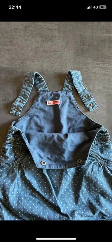 Robe en jean 12 mois 3