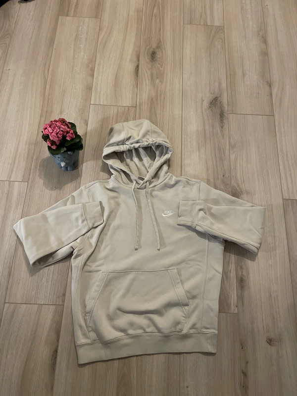 Sweat à capuche Nike beige 1