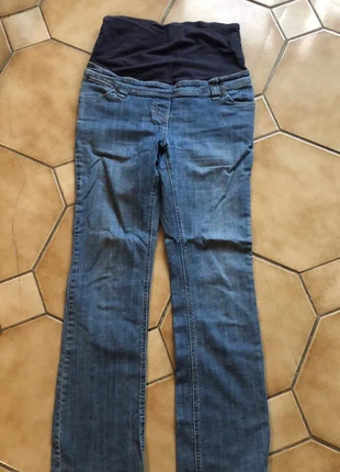 Pantalon jean maternité, marke: Ligne Maternité, zustand: Gut, größe: S / 36 / 8, 29,00 €, 31,15 € inklusive Vinted-Käuferschutz