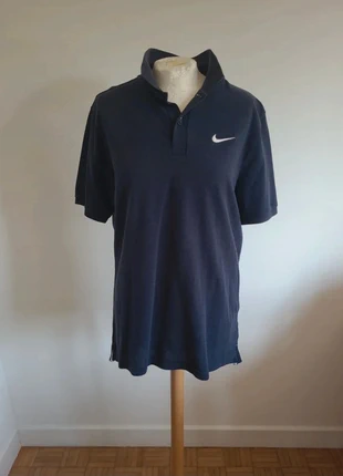 Polo Nike bleu marine, brand: Nike, condition: Good, size: M, €5.00, €5.95 includes Buyer Protection