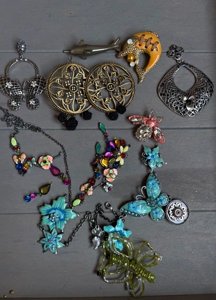 Lot bijoux, estado: Satisfatório, €9.00, €10.15 inclui Proteção do Comprador