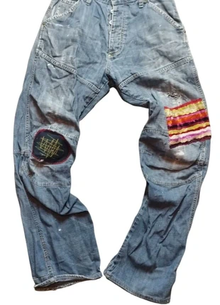 Jean G-Star RAW Elwood 5620 Custom Patchwork Y2k, merk: G-Star, staat: Heel goed, maat: W30 | FR 40, € 16,00, € 17,50 inclusief Kopersbescherming
