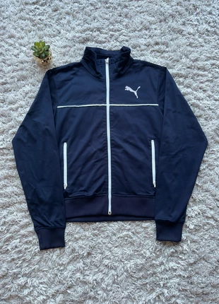 puma track jacket navy blue | chaqueta deportiva retro estilo vintage full zip unisex, marque: Puma, état: Très bon état, taille: S, 12,00 €, 13,30 € Protection acheteurs incluse