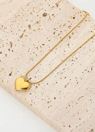 Collana cuore oro 18k placcato, état: Neuf avec étiquette, 13,00 €, 14,35 € Protection acheteurs incluse