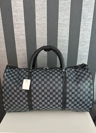 Black Pu Leather Men Women Travel Holdall Luxury Bag Girls Boys Unisex Gym Bag Shoulder strap, brand: Unbranded, condition: New with tags, £14.99, £16.44 includes Buyer Protection