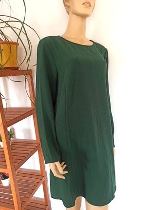 Vestido verde de manga larga – Talla XXL, marca: Atmosphere, estado: Muy bueno, tamaño: XXL / 44 / 16, 8,00 €, 9,10 € Protección al comprador incluida