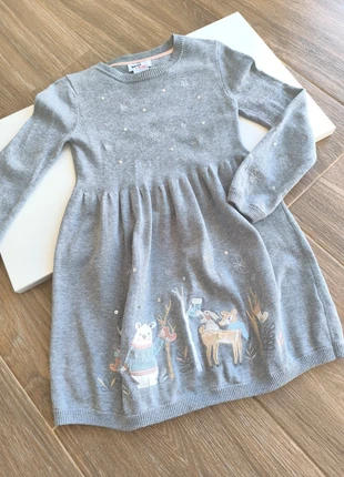 Vestido de Malha Cinzento 5 anos Bopster & Mimi /  knitted dress /  robe en tricot /, brand: Bopster & Mimi, condizioni: Ottime, taglia: 5 anni / 110 cm, €4.00, €4.90 include la Protezione acquisti