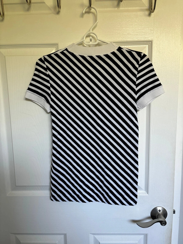 Black and white striped shirt 2