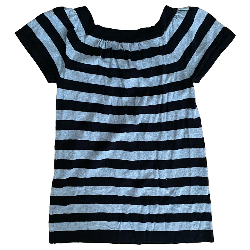 Black and grey striped tunic 2