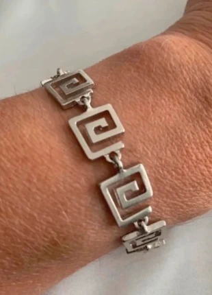 Bracelet spirale géométrique argentée 17-24cm, marca: Tendance, estado: Muy bueno, 7,90 €, 9,00 € Protección al comprador Pro incluida