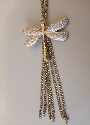 Collana lunga con libellula - sautoir, staat: Heel goed, € 5,00, € 5,95 inclusief Kopersbescherming