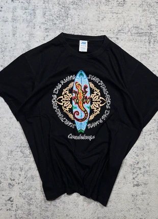 🌊 T-shirt JHK Vintage Surf Noir Graphique Multicolore Taille S, marca: JHK, estado: Muito bom, tamanho: S, €19.99, €21.69 inclui Proteção do Comprador Pro