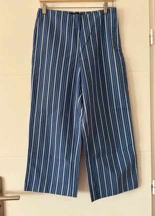 Pantalon à rayure bleu et blanc zara, marca: Zara, estado: Muito bom, tamanho: M / 38 / 10, €5.00, €5.95 inclui Proteção do Comprador
