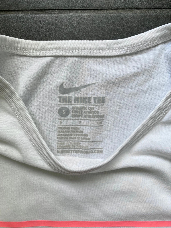 T shirt Nike Air Max 90 Bogo Box Logo Blanc Infra Pink Small OG Rare AM90