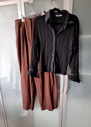 Style set pantalon lang, merk: ABOUT YOU, staat: Heel goed, maat: XXL / 44 / 16, € 17,50, € 19,08 inclusief Kopersbescherming