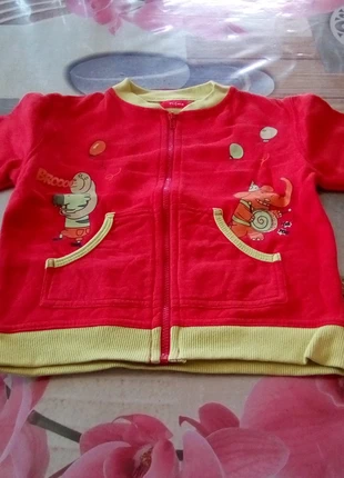 Gilet zippé, merk: Tissaia, staat: Heel goed, maat: 12-18 maanden / 80 cm, € 2,00, € 2,80 inclusief Kopersbescherming