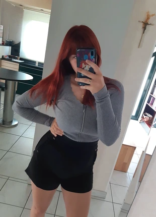 Zwarte short hoge taille, marca: H&M, estado: Nuevo sin etiquetas, tamaño: M / 38 / 10, 6,00 €, 7,00 € Protección al comprador incluida