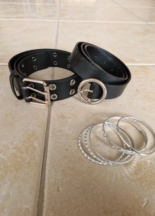 Lot ceintures argentées et bracelet , brand: Aesthetic, condition: Very good, €14.00, €15.40 includes Buyer Protection