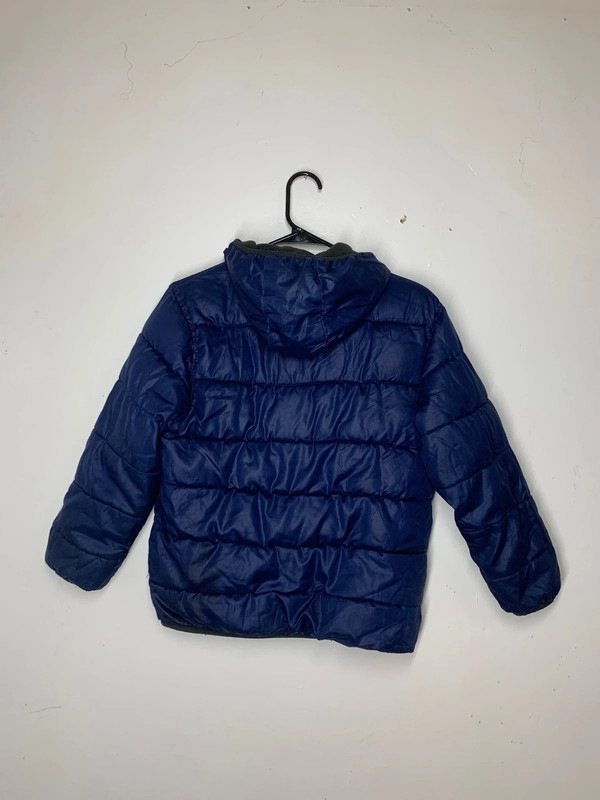 Kids Blue Puffer Jacket 2