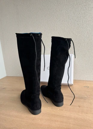 Botte haute en daim pour femme Obsel Noir Taille 37  Neuf, brand: Obsel, condizioni: Nuovo senza cartellino, taglia: 37, €27.00, €29.05 include la Protezione acquisti