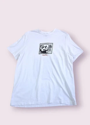 T-shirt Disney x Keith Haring – 100% coton – Neuf sans étiquettes – Blanc – Taille XL, marca: Disney, estado: Novo sem etiquetas, tamanho: XL, €15.00, €16.45 inclui Proteção do Comprador
