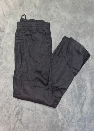 Pantalon en Lin H&M ceinture à lacet / Taille S Homme / Noir, brand: H&M, condition: Very good, size: S, €10.00, €11.20 includes Buyer Protection