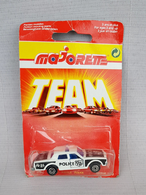 Majorette police car on sale