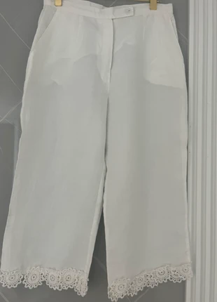 Pantalon lin, marca: Lin, estado: Muito bom, tamanho: M / 38 / 10, €10.00, €11.20 inclui Proteção do Comprador
