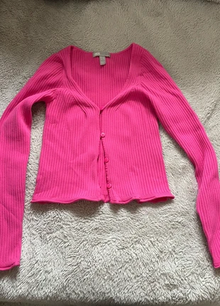 Button up hot pink cardigan, brand: ASOS, condition: Good, size: S / UK 8-10, £6.00, £7.00 includes Buyer Protection