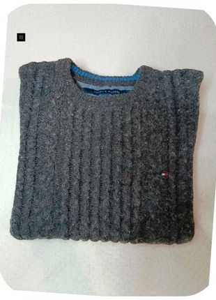 Pull tressé tommy Hilfiger, homme taille L, coton et laine., brand: Tommy Hilfiger, condition: Very good, size: L, €34.69, €37.12 includes Buyer Protection