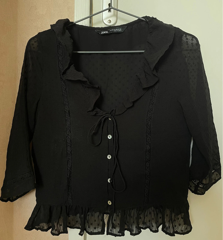 Blouse noire Zara 1