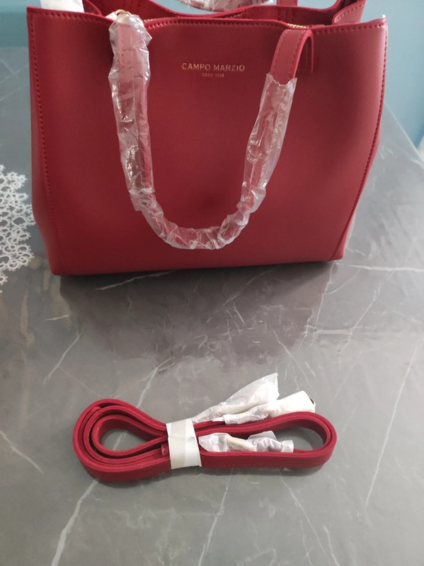 Borsa campo sale marzio rosso rubino