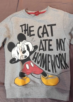 Felpa grigia Disney Mickey Mouse & Friends, marke: Disney, zustand: Sehr gut, größe: 7 Jahre / 122, 5,00 €, 5,95 € inklusive Vinted-Käuferschutz
