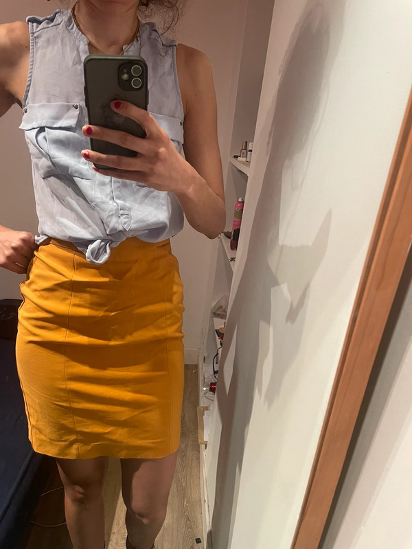 Jupe jaune moutarde h&m online