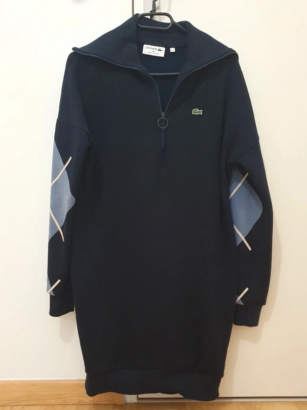 Robe pull lacoste bleu 1